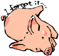 Enjoy!!Piggy!! sticker #6211464
