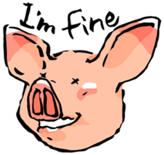 Enjoy!!Piggy!! sticker #6211465