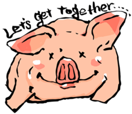 Enjoy!!Piggy!! sticker #6211473