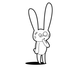 DEAR RABBIT GIRL sticker #6212179