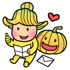 Hanako and Pumpkin chan