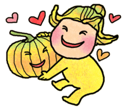 Hanako and Pumpkin chan sticker #6212209