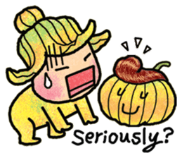 Hanako and Pumpkin chan sticker #6212217