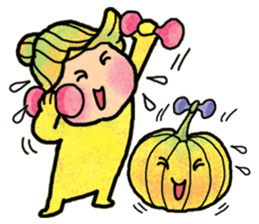 Hanako and Pumpkin chan sticker #6212219