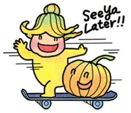 Hanako and Pumpkin chan sticker #6212228