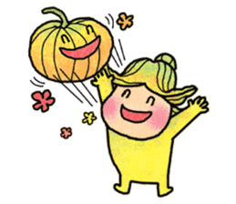 Hanako and Pumpkin chan sticker #6212229
