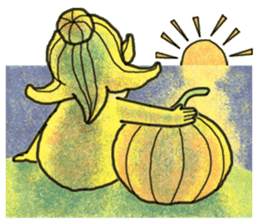 Hanako and Pumpkin chan sticker #6212234