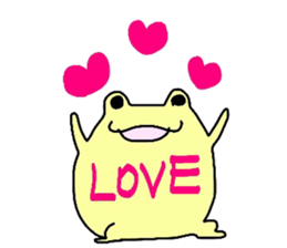 LOVE FROG sticker #6212869