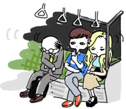 japanese nya ma ko girls sticker #6213212