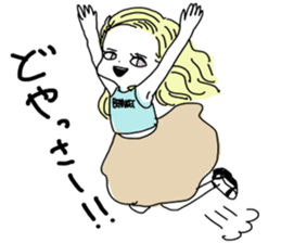 japanese nya ma ko girls sticker #6213239