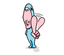 shark man sameo sticker #6213264