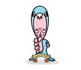 shark man sameo sticker #6213284