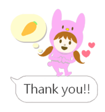 costume animal ~English~ sticker #6213728