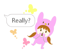 costume animal ~English~ sticker #6213734