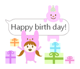 costume animal ~English~ sticker #6213735