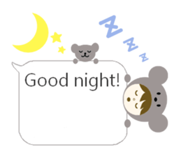 costume animal ~English~ sticker #6213743