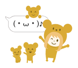 costume animal ~English~ sticker #6213748