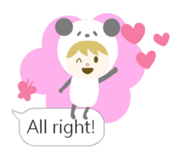 costume animal ~English~ sticker #6213753