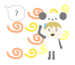 costume animal ~English~ sticker #6213759