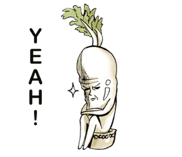 Enjoy Daikon sticker #6214133