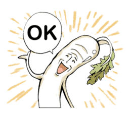 Enjoy Daikon sticker #6214139