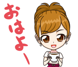 Japanese kawaii girl sticker #6214568