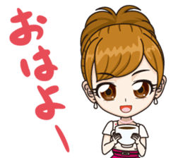 Japanese kawaii girl sticker #6214568