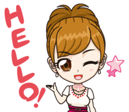 Japanese kawaii girl sticker #6214570