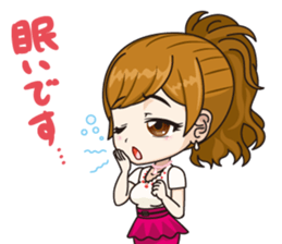Japanese kawaii girl sticker #6214572