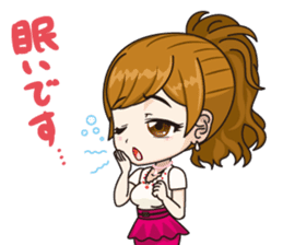 Japanese kawaii girl sticker #6214572