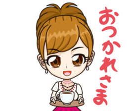 Japanese kawaii girl sticker #6214584