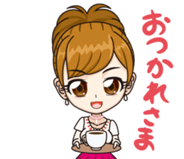 Japanese kawaii girl sticker #6214584