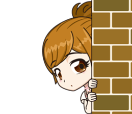 Japanese kawaii girl sticker #6214586