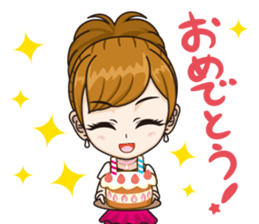 Japanese kawaii girl sticker #6214587