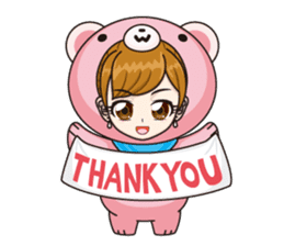 Japanese kawaii girl sticker #6214588