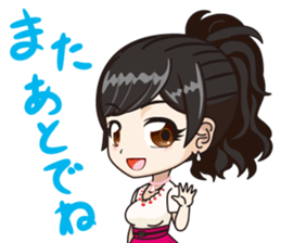 Japanese kawaii girl sticker #6214593