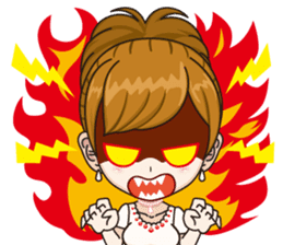 Japanese kawaii girl sticker #6214596