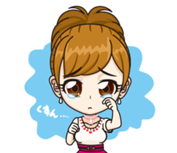 Japanese kawaii girl sticker #6214600