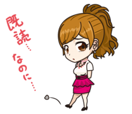 Japanese kawaii girl sticker #6214601