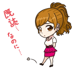 Japanese kawaii girl sticker #6214601