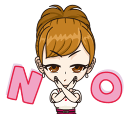 Japanese kawaii girl sticker #6214603