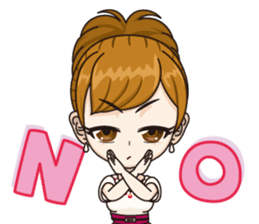 Japanese kawaii girl sticker #6214603