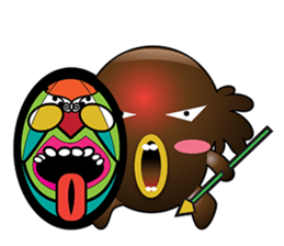 chocolate mayan (English) sticker #6214928