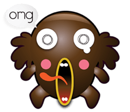 chocolate mayan (English) sticker #6214932