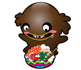 chocolate mayan (English) sticker #6214947