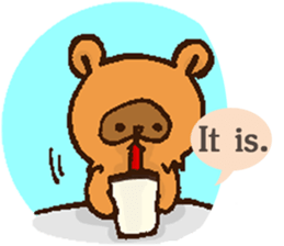 Boss of Raccoon dog in English sticker #6215055