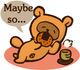 Boss of Raccoon dog in English sticker #6215058