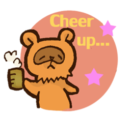 Boss of Raccoon dog in English sticker #6215060