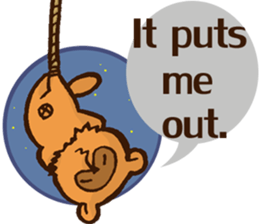 Boss of Raccoon dog in English sticker #6215061