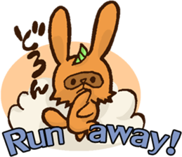 Boss of Raccoon dog in English sticker #6215067